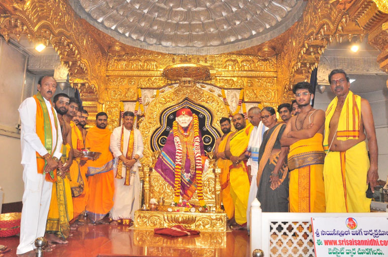 Today's date. Tuesday, 27.05.2025 The first day of the Chintapalli Sai Sannidhi anniversary celebrations begins.